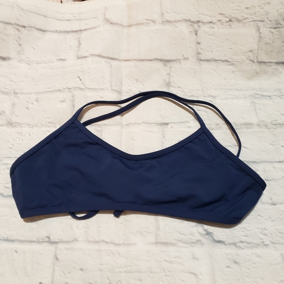 Jolyn womens Grayson Bikini Top  Blue size XL - Picture 1 of 4